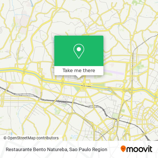 Restaurante Bento Natureba map