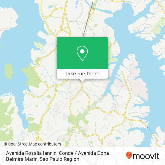 Mapa Avenida Rosalia Iannini Conde / Avenida Dona Belmira Marin