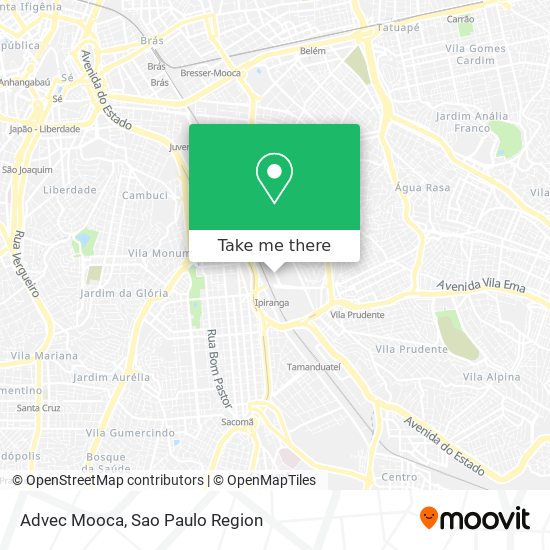 Advec Mooca map