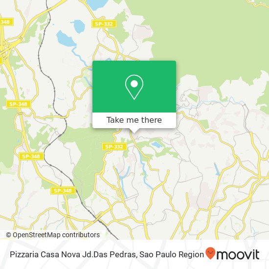 Pizzaria Casa Nova Jd.Das Pedras map