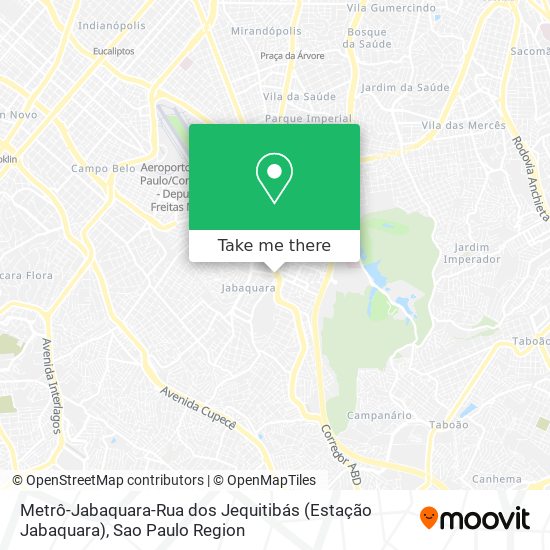 Metrô-Jabaquara-Rua dos Jequitibás (Estação Jabaquara) map