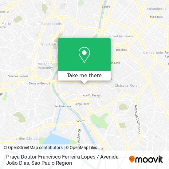 Praça Doutor Francisco Ferreira Lopes / Avenida João Dias map