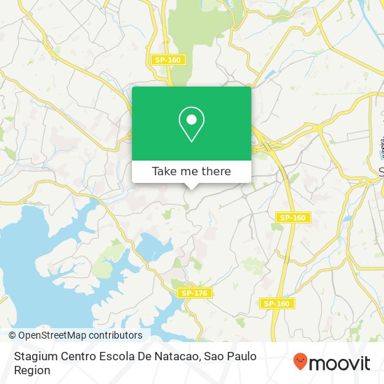 Stagium Centro Escola De Natacao map