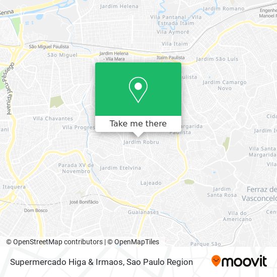Supermercado Higa & Irmaos map