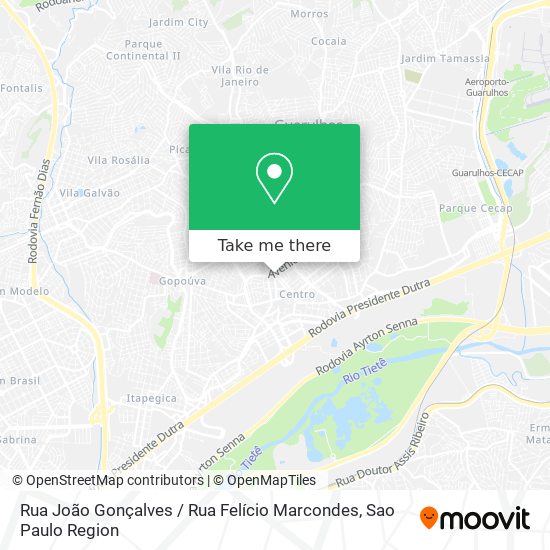 Rua João Gonçalves / Rua Felício Marcondes map