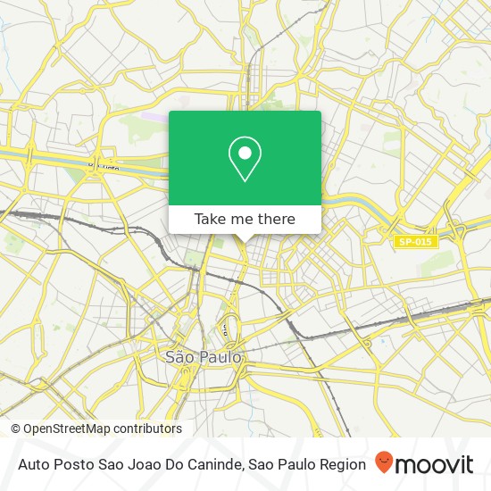 Auto Posto Sao Joao Do Caninde map