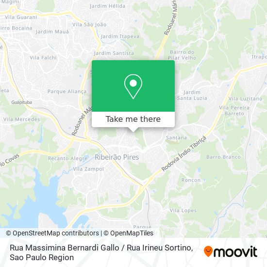 Rua Massimina Bernardi Gallo / Rua Irineu Sortino map