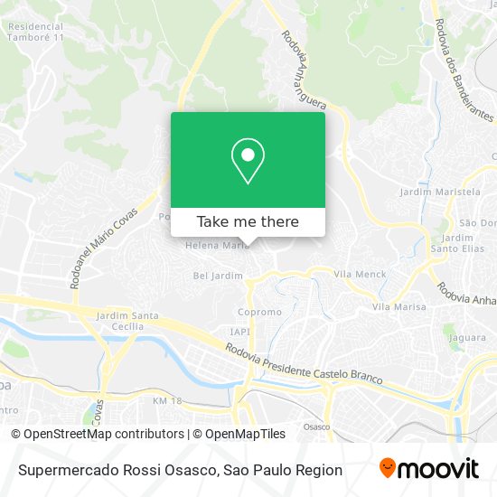 Supermercado Rossi Osasco map