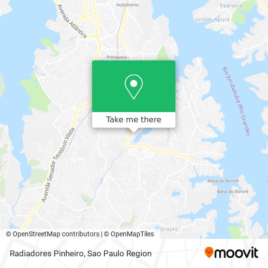 Radiadores Pinheiro map