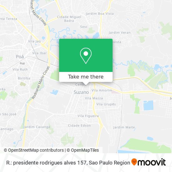 R.: presidente rodrigues alves 157 map