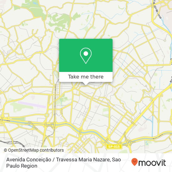 Avenida Conceição / Travessa Maria Nazare map