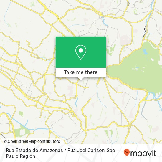 Rua Estado do Amazonas / Rua Joel Carlson map