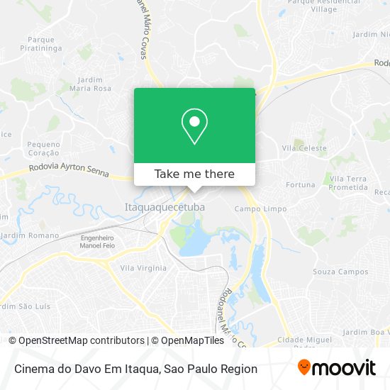 Cinema do Davo Em Itaqua map