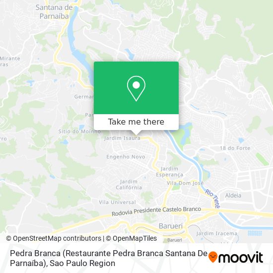 Pedra Branca (Restaurante Pedra Branca Santana De Parnaíba) map