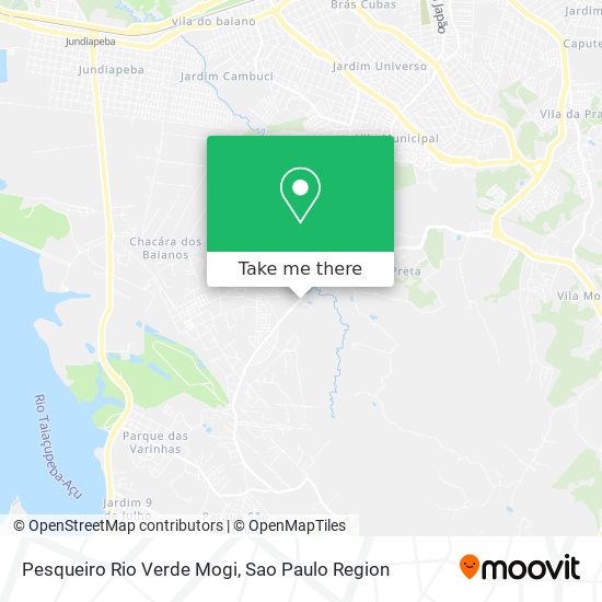 Pesqueiro Rio Verde Mogi map