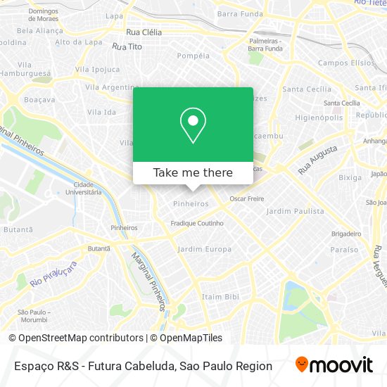 Espaço R&S - Futura Cabeluda map
