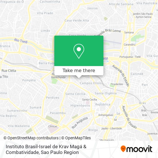 Instituto Brasil-Israel de Krav Magá & Combatividade map