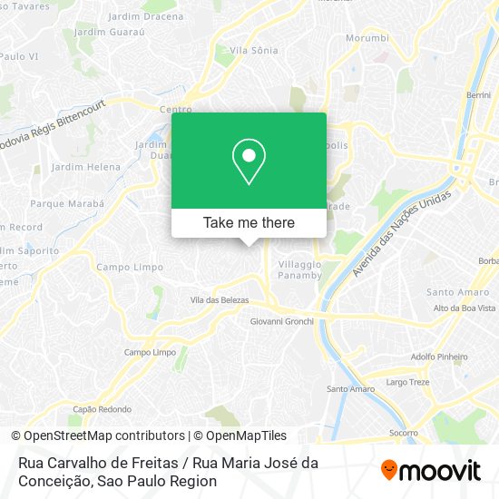 Rua Carvalho de Freitas / Rua Maria José da Conceição map