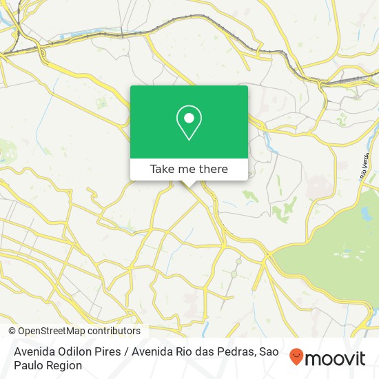 Mapa Avenida Odilon Pires / Avenida Rio das Pedras