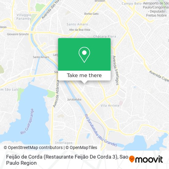 Mapa Feijão de Corda (Restaurante Feijão De Corda 3)