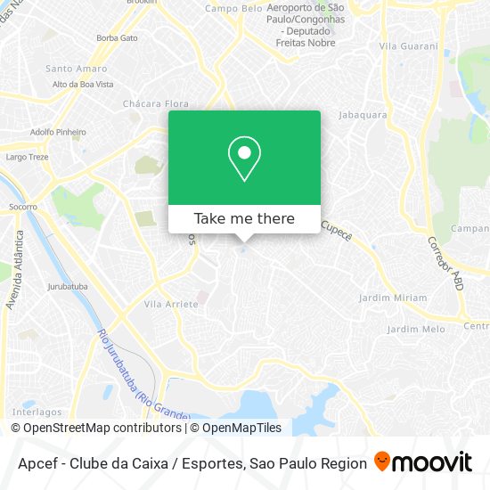 Apcef - Clube da Caixa / Esportes map