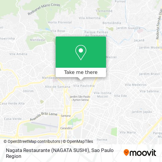 Nagata Restaurante (NAGATA SUSHI) map