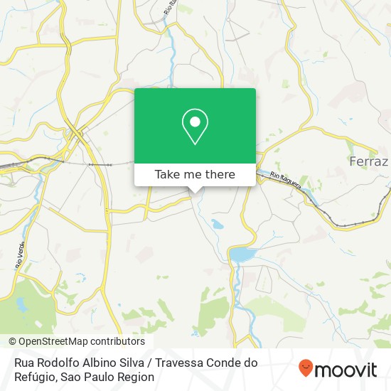 Mapa Rua Rodolfo Albino Silva / Travessa Conde do Refúgio