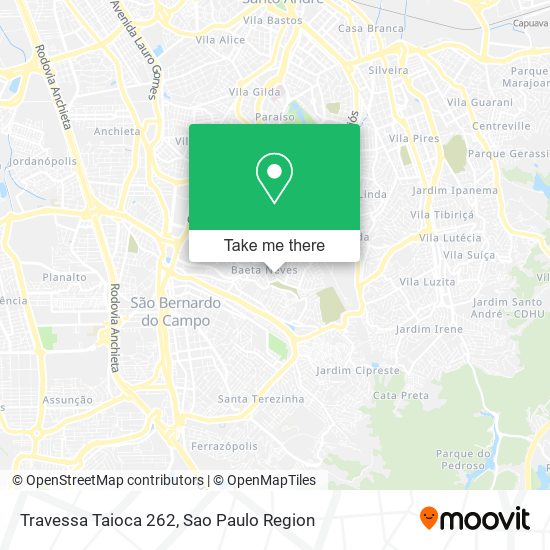 Travessa Taioca 262 map