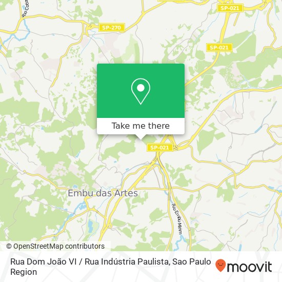 Rua Dom João VI / Rua Indústria Paulista map