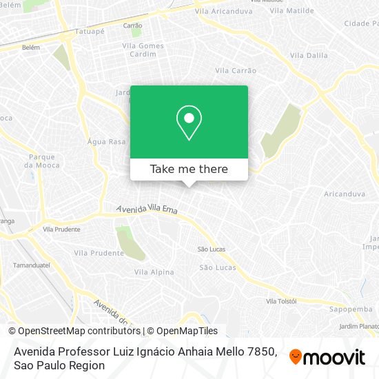 Avenida Professor Luiz Ignácio Anhaia Mello 7850 map