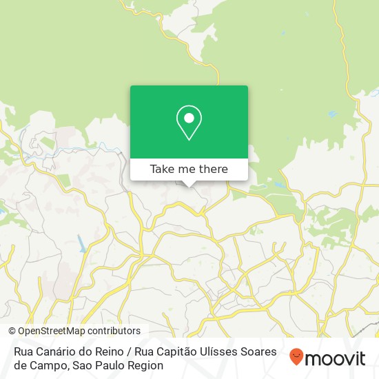 Mapa Rua Canário do Reino / Rua Capitão Ulísses Soares de Campo