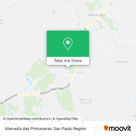 Alameda das Primaveras map
