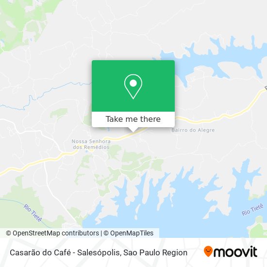 Casarão do Café - Salesópolis map