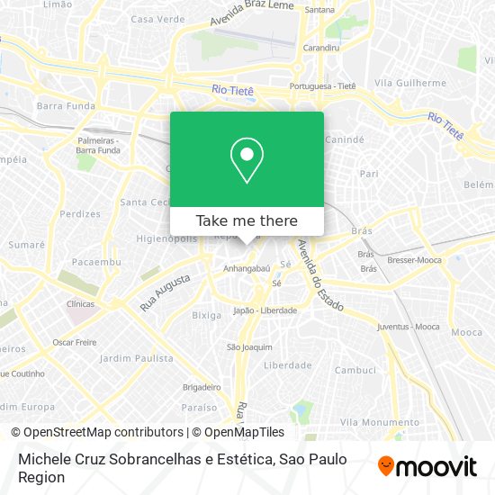 Michele Cruz Sobrancelhas e Estética map