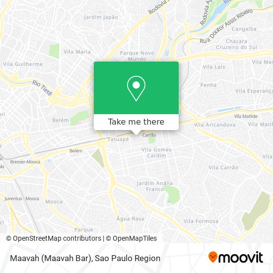 Mapa Maavah (Maavah Bar)