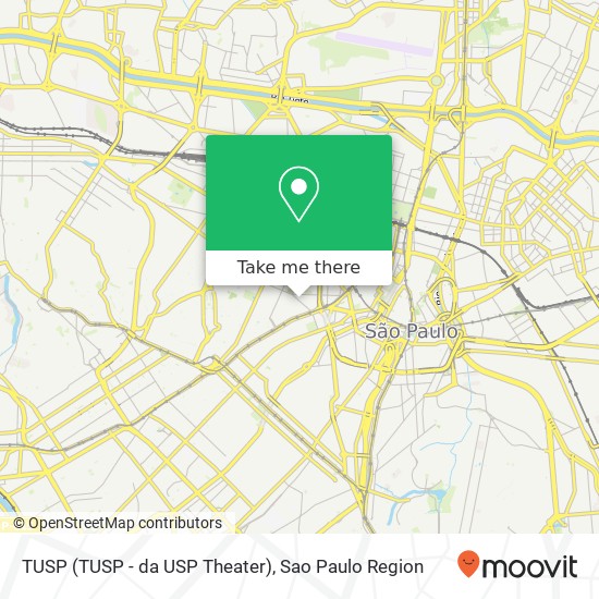 Mapa TUSP (TUSP - da USP Theater)