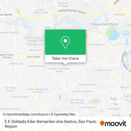 E.E Soldado Eder Bernardes dos Santos map