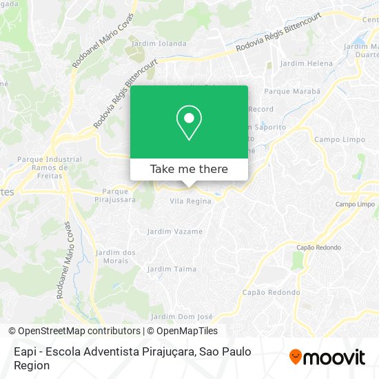 Eapi - Escola Adventista Pirajuçara map