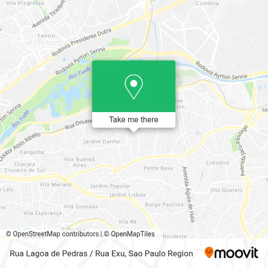 Rua Lagoa de Pedras / Rua Exu map