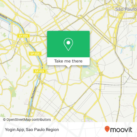 Yogin App map