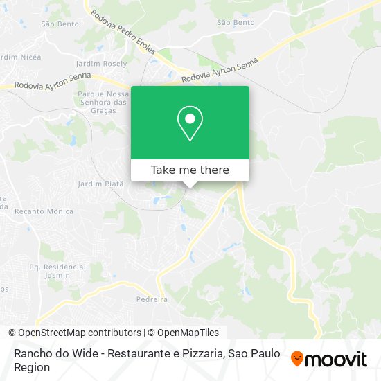 Rancho do Wide - Restaurante e Pizzaria map