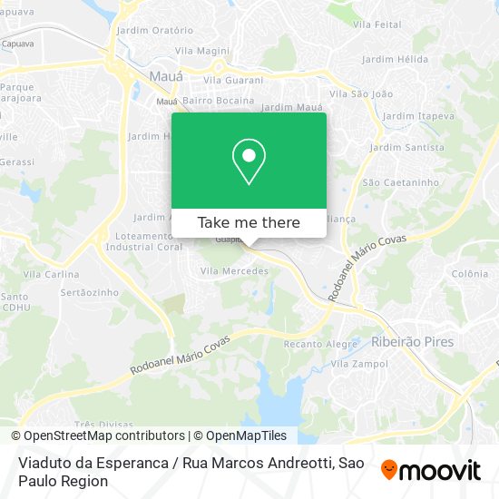 Viaduto da Esperanca / Rua Marcos Andreotti map