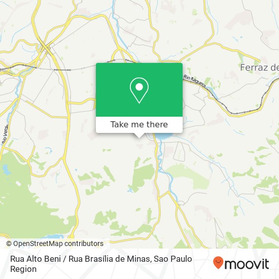 Rua Alto Beni / Rua Brasília de Minas map