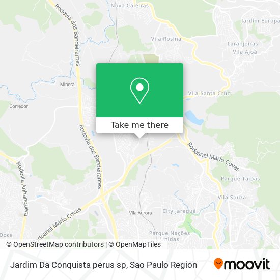 Jardim Da Conquista perus sp map