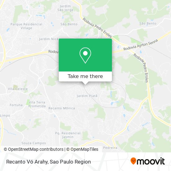 Recanto Vó Arahy map