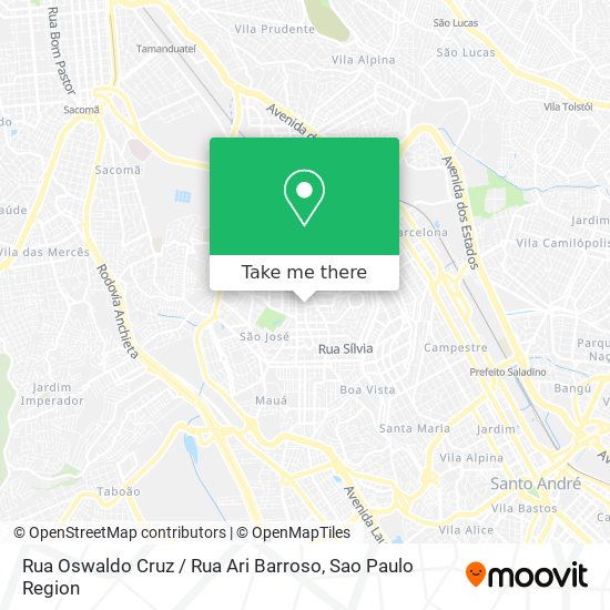 Rua Oswaldo Cruz / Rua Ari Barroso map