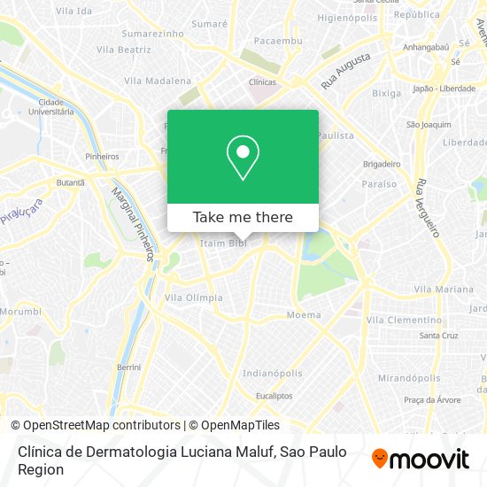 Clínica de Dermatologia Luciana Maluf map