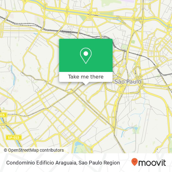 Mapa Condomínio Edifício Araguaia