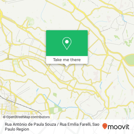 Rua Antônio de Paula Souza / Rua Emília Farelli map