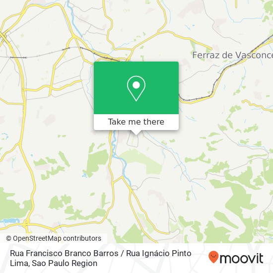 Mapa Rua Francisco Branco Barros / Rua Ignácio Pinto Lima